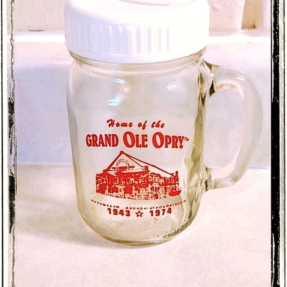 GRAND OLE OPRY MASON JAR BANK